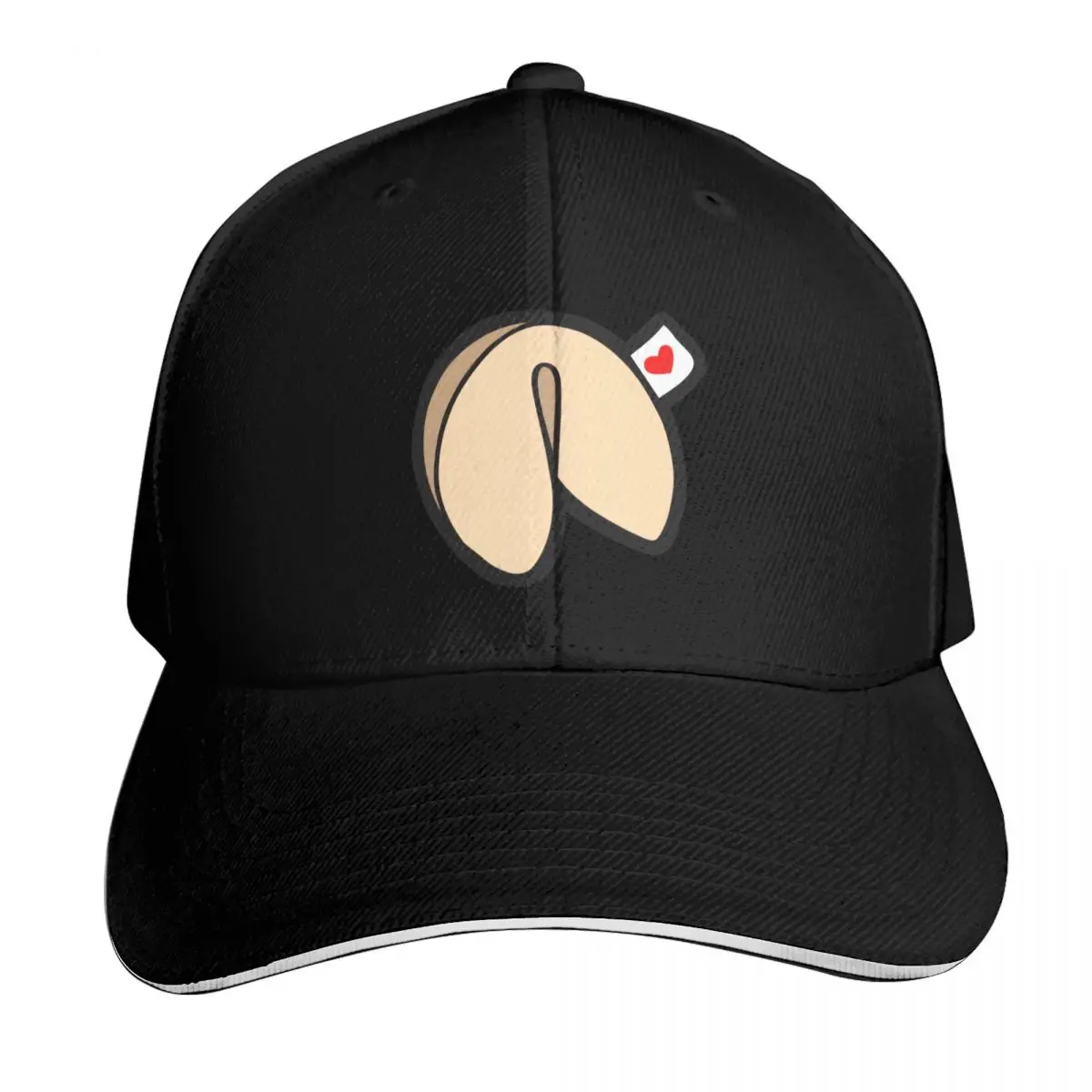Gorra de béisbol con patrón de galletas de la fortuna, gorra táctica militar, gorra de marca para hombre, sombreros divertidos, sombreros para hombres y mujeres