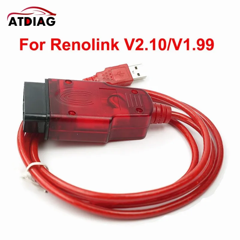 

Кабель OBD2 Renolink V2.10 Renault Renolink V1.99, обновленная версия, программатор ECU, сброс для инструмента для кодирования ключей Dacia