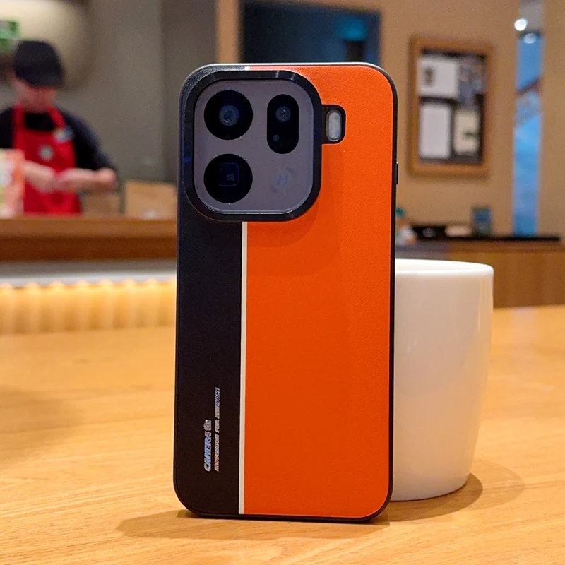 لـ OPPO Find X9 X9 Pro حافظة هاتف جلدية فلورية مطلية بالكهرباء ومضادة لبصمات الأصابع ومضادة للسقوط #3