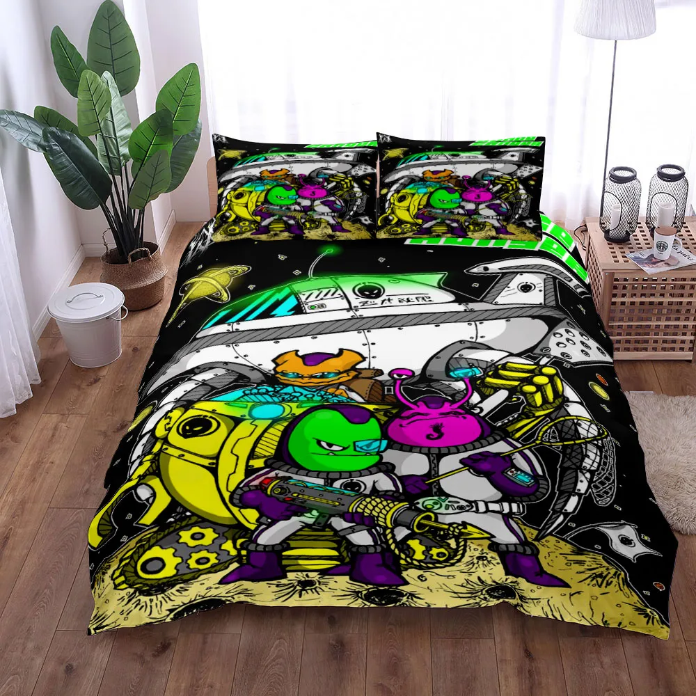 

SPACE RANGER Duvet Cover Set King Queen Double Full Twin Single Size Bed Linen Set