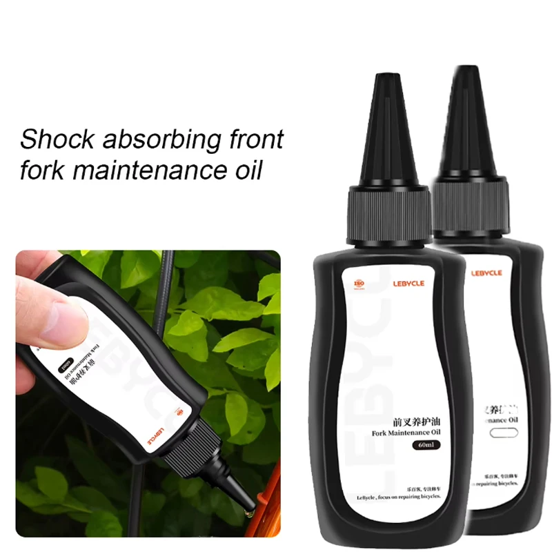 2 قطعة 60 مللي دراجة هوائية جبلية صدمة أمامية وخلفية زيت السيليكون شوكة دراجة صدمة الشحوم مقاوم للماء أداة صيانة غير متطايرة