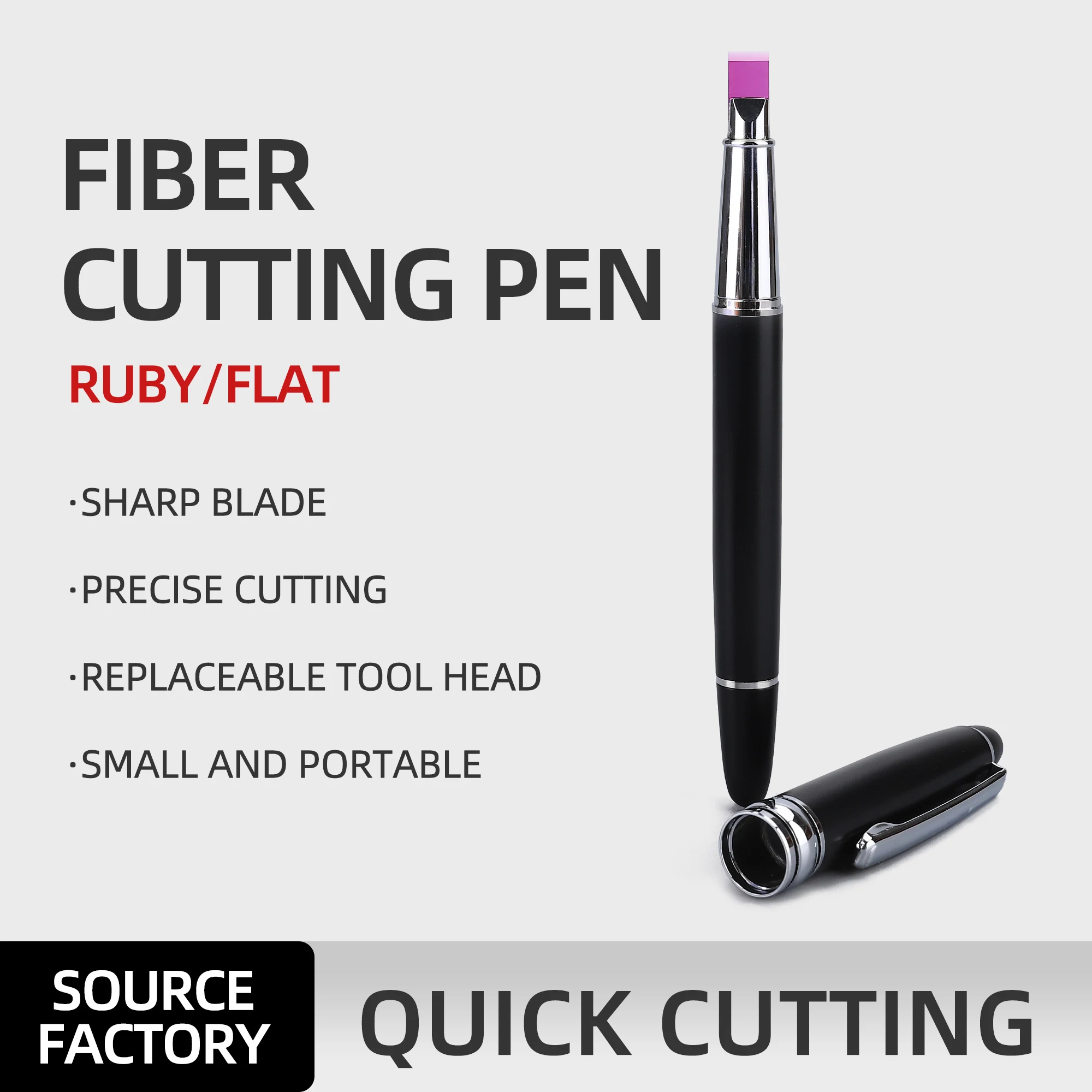 

FTTH Free Shipping Fiber Optical Tools Pen Type Fiber Cleaver Cutter (Ruby)For Optical Connector Connection