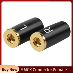 MMCX Connector Female DIY UE900 SE535 SE215 W10 Earphone Headphone Plug Socket Audio Jack Black Silver Consumer Electronics