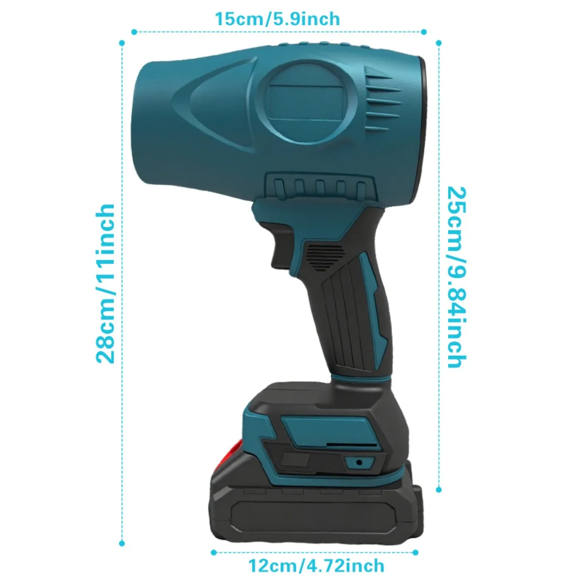 مجفف شعر توربو جيت، منفاخ أوراق شجر لاسلكي كهربائي Rpm، مجفف شعر نفاث 21 فولت، منفاخ هواء عالي الضغط، منفاخ سيارة محمول باليد