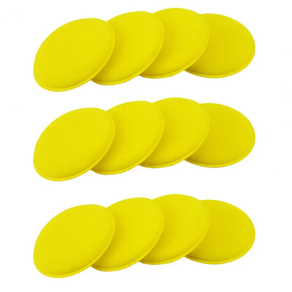 

Long-lasting Car Sponge Premium 12pcs Ultra Soft Car Waxing Sponge Set Round Foam Polishing Discs for Auto Care Accessories