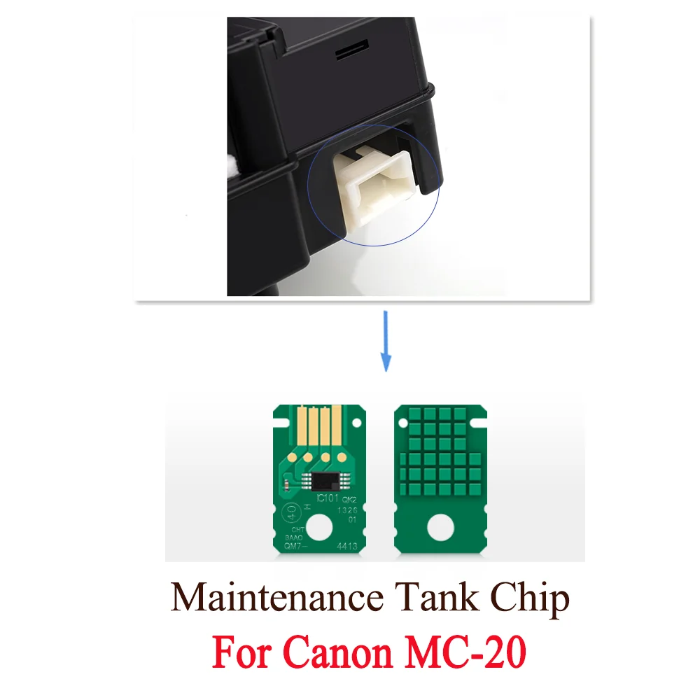 MC-20 MC 20 Maintenance Tank Chip For Canon PRO-500 PRO-1000 Printer Waste Tank Chip MC 20