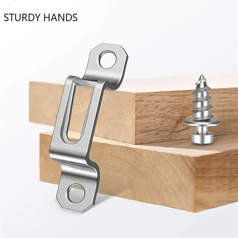 50 Set Invisible Two-in-One Connector Screw Fastener Hidden Laminate Cabinet Wardrobe Assembly Furniture Combined Fastener