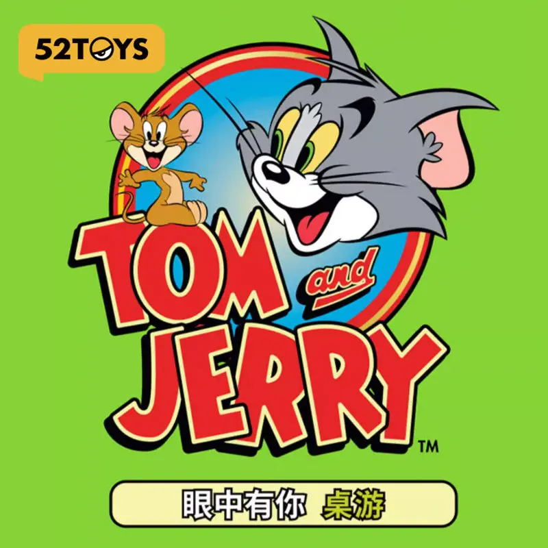 

New 52toys Tom And Jerry Official Licensed Collectible Card Board Game Animation And Film Merchandise For Family Gathering Party