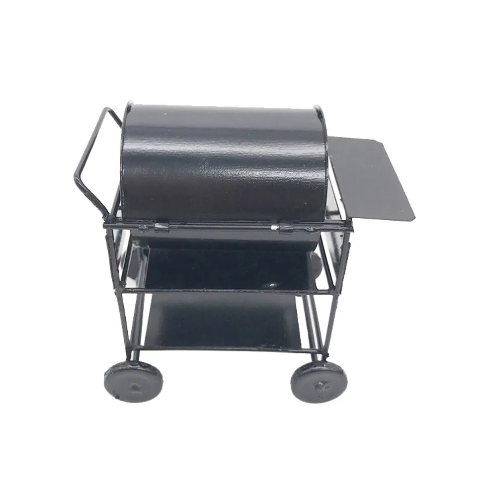 Courtyard household small barbecue grill Outdoor BBQ Grill Miniature with wheels Charcoal barbecue portable barbecue rack