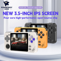 New Powkiddy Rgb10x Handheld Game Console 3.5 Inch 4:3 Ips Screen Arkos Opendinglinux Gaming Rk3326 Children'S Gifts