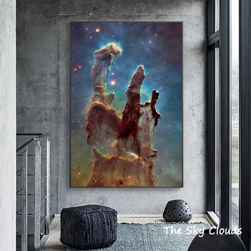 Space Nebula Poster Galaxy Universe Galaxy Canvas Painting HD Print Modern Wall Art Picture Living Room Bedroom Decor Gift