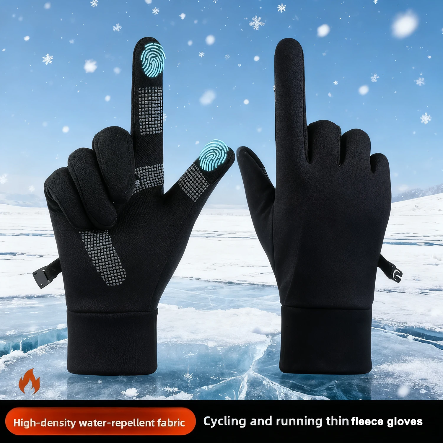 

Waterproof Winter Warm Touchscreen Cycling Gloves Men Women Non-slip Sports Windproof Motorcycle Driving Skiing Gloves