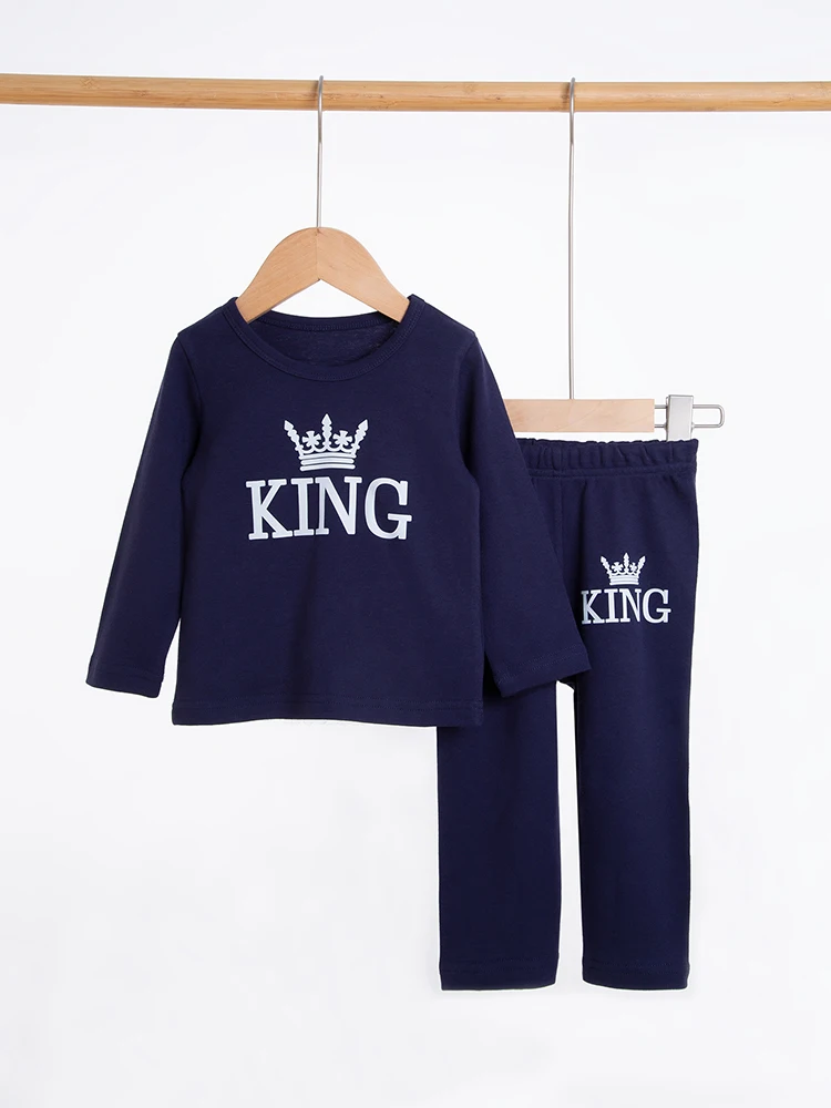 2pcs/set of boys' autumn and winter long sleeved cotton casual, soft and fashionable clothing Child Accessories