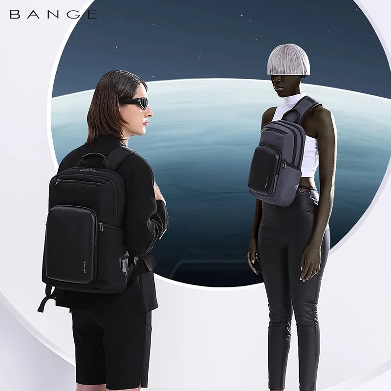 BANGE New Arrival Multifunction Crossbody Bag for Men Shoulder Messenger Bags Waterproof Men Sling Bags with Big Capacity