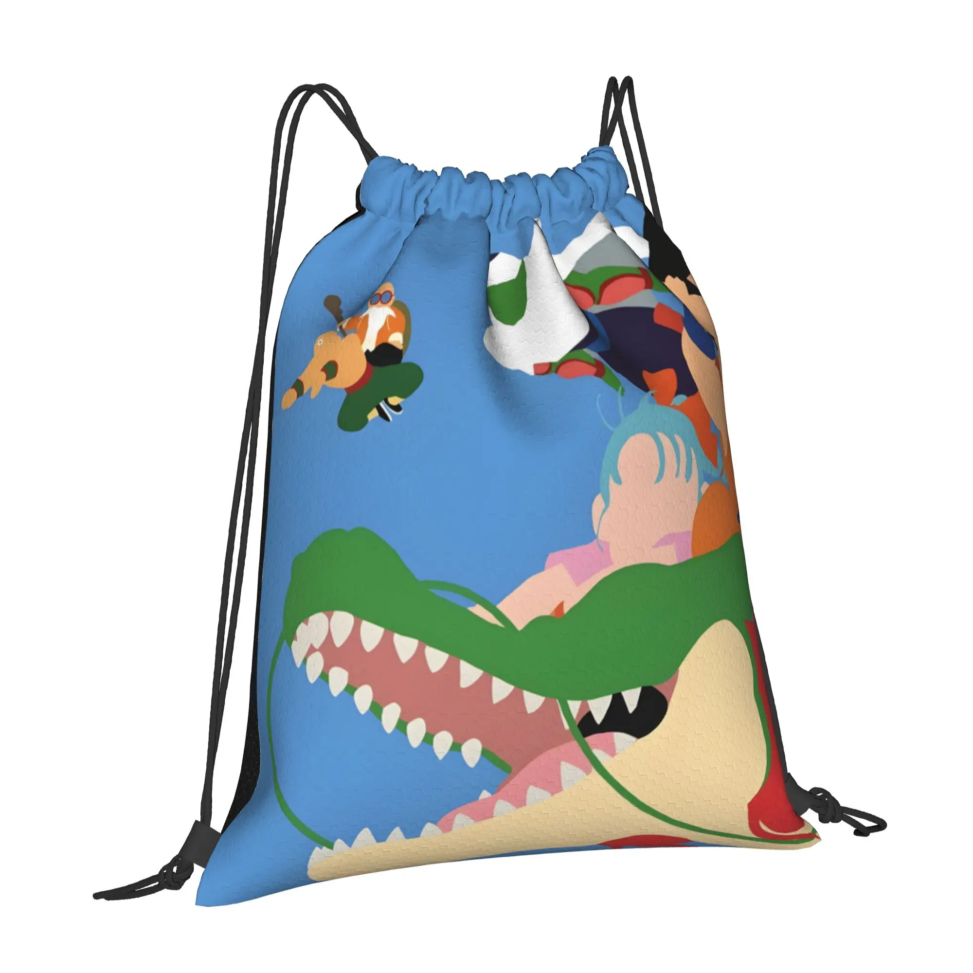 1 pc DRAGON BALL  Kawaii Drawstring Bags School Shoe Clothes Storage Multi-function Teen Portable
