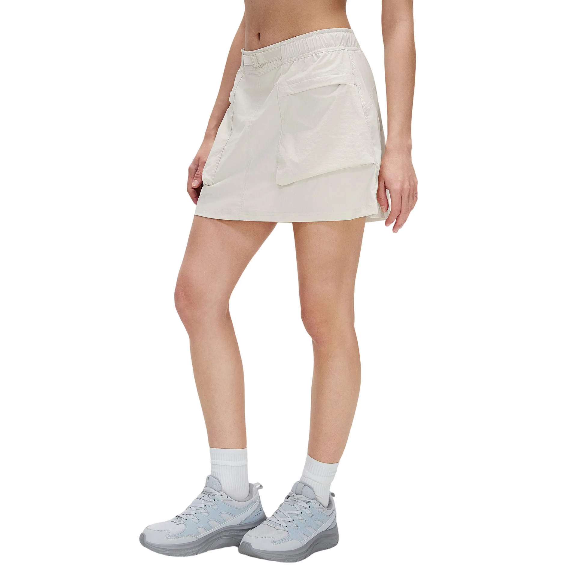 

2026 New Summer Women High Waist Cargo Mini Skirt With Liner Anti Exposure Casual Yoga Sports Skort