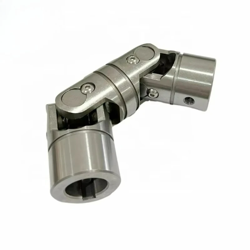 

CN42168-01 42mm Outer Diameter Double Steel Universal Joint Coupling with Needle Roller Bearing CNC Machined Double Cardan Joint