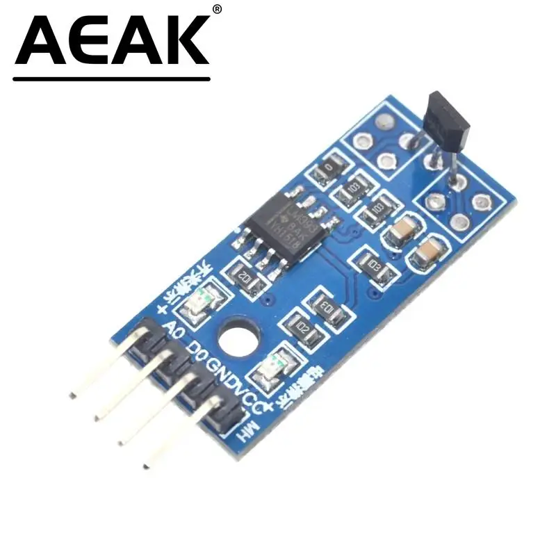 1pcs Hall Sensors Module 3144E Hall Switch Speed Magnetic Swiches Speed Counting Sensor Module For Arduino Smart Car