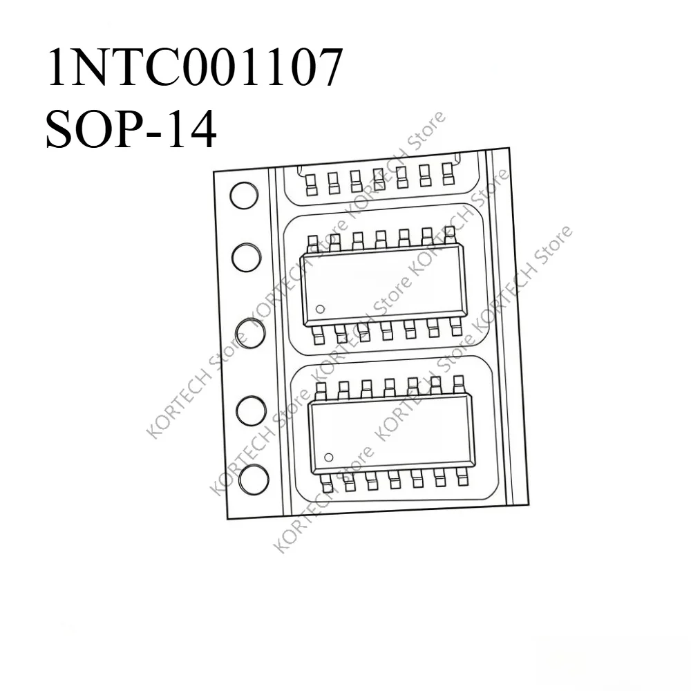 1PCS 1NTC001107 SOP-14 Variable frequency start-up chip For Car Repair Good Quality