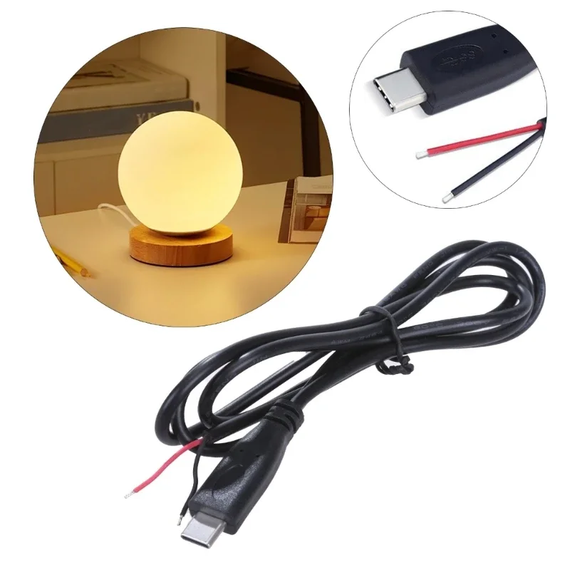 25 سنتيمتر/1 متر/2 متر نوع ذكر لفتح نهاية 2Pin تمديد كابلات الطاقة الحبل سلك 5 فولت 3A 22AWG ل مصباح ليد الموجهات مروحة