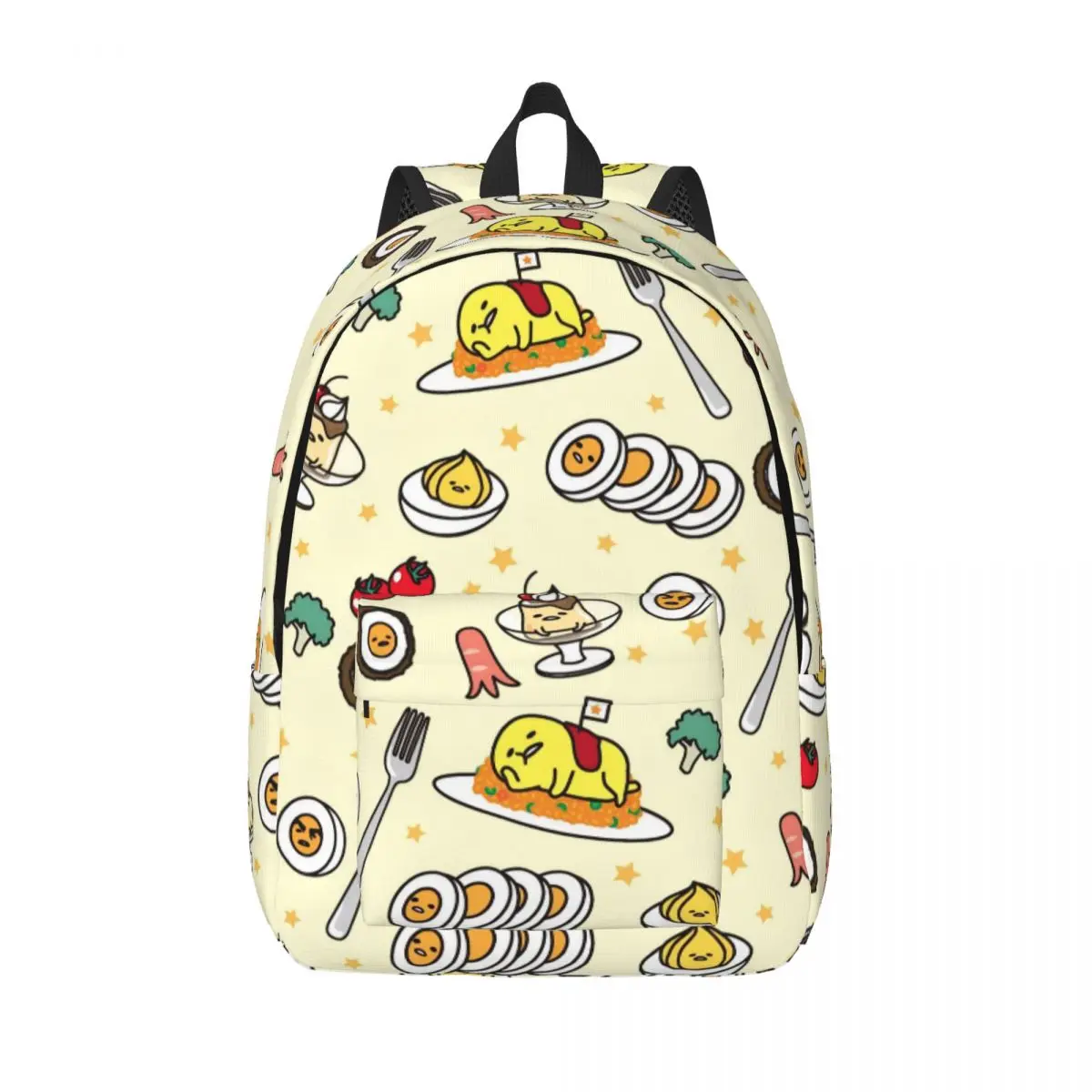 

Gudetama Cute Egg Cartoon Backpack Elementary High College School Student Bookbag Teens Daypack Lightweight