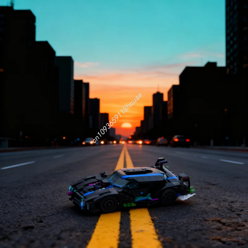 

1222pcs MOC Zero FS Cyberpunk Hypercar Racersed Model Building blocks Christmas gifts Assemble creative toys idea Brick Birthday