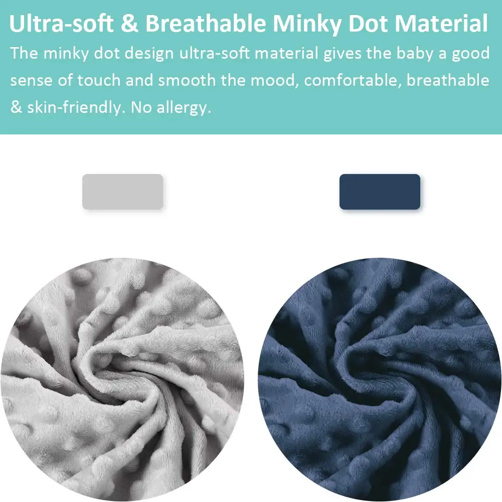 Minky Nursing Pillow Cover, Nursing Pillow Case Plush Breastfeeding Pillow Slipcover Fits Nursing Pillow, Ultra Soft Snug