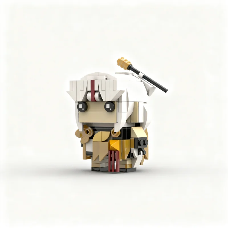 

205PCS MOC Creative Model Ningguang Genshin Impact Brickheadz Building Blocks DIY Assembly Building Blocks Display Gift Home Set