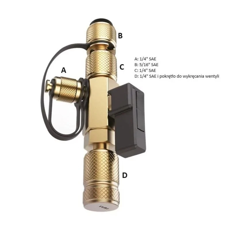 Value Tool Valve Replacement Tool And System Filling VCR-1 VCR1 (1/4” x 1/4” i 5/16”)