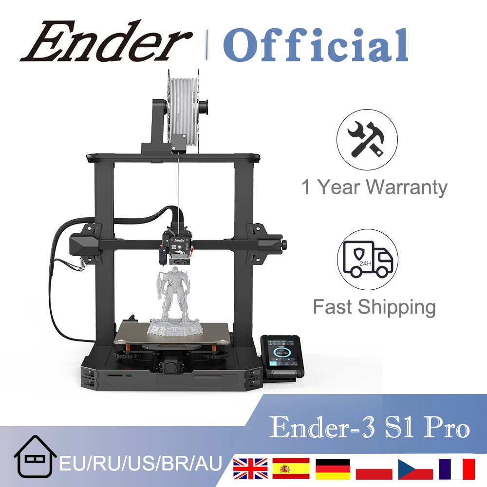 New Creality 3D Printer Ender-3 S1 Pro Ender-3 S1 Plus Ender-3 V2 Neo CR-touch Auto-Leveling Ender-3 Series FDM Impresora 3d