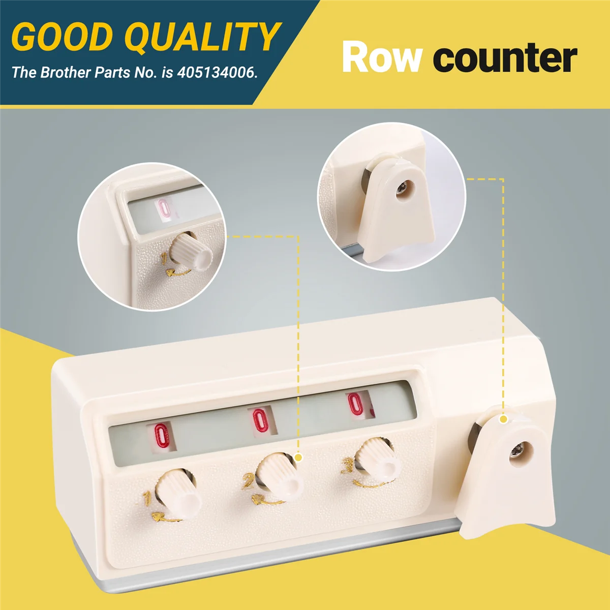 

Счетчик рядов для Brother KH588 710 KH820 KH830 KH840 KH860 KH892 KH230 KH260 Vogue