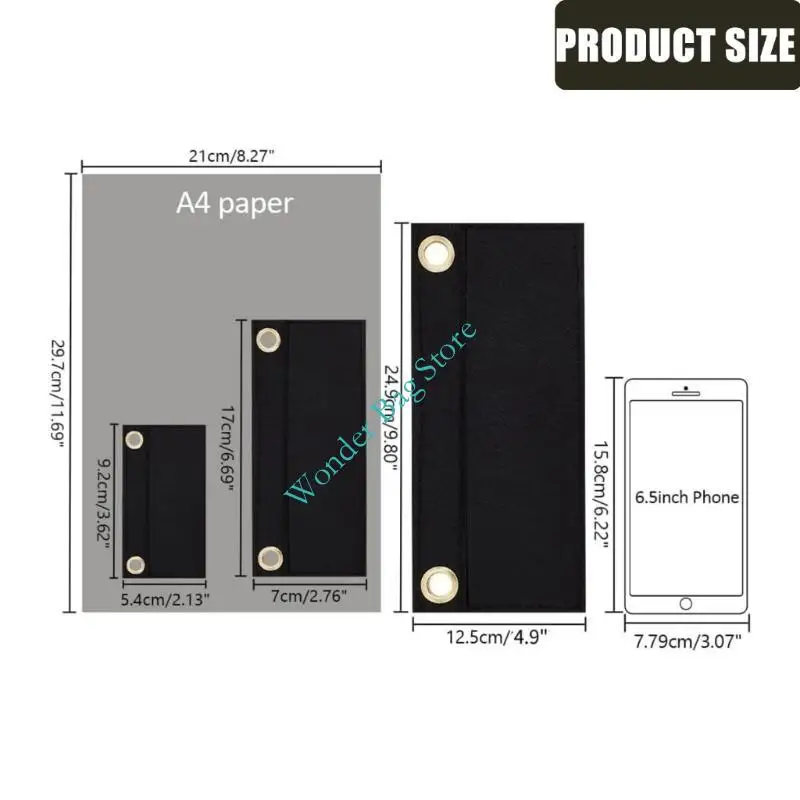 منظم محفظة اللباد H3CB، ملحقات تحويل المحفظة للمحفظة، حقيبة كروس، حقيبة مغلف، منظم هدية