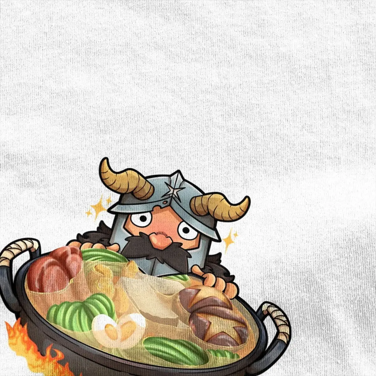 Anime Senshi Dungeon Meshi T Shirt Man Delicious In Dungeon Street Style Pure Cotton T-Shirts O Neck Tees Oversized Clothes