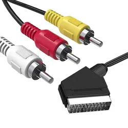 AV to Scart Cable composite AV RCA to Scart Video Audio converter Cable composite AV in to Scart out Adapter Cable