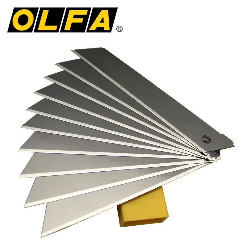 OLFA LB-SOL-10 شفرات 18 مللي متر الثقيلة قطع شفرة 10 قطعة اكسسوارات سكين القاطع شفرة ل L1/L2/NL-AL الحرف اليدوية صنع أدوات