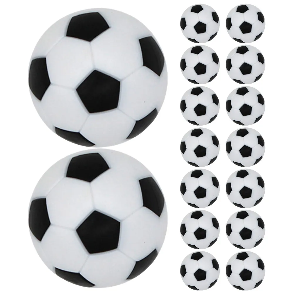 

16Pcs Tabletop Foosball Balls Mini Table Soccer Ball Replacement for Game Room Foosball Accessories Small Mini Soccer Balls