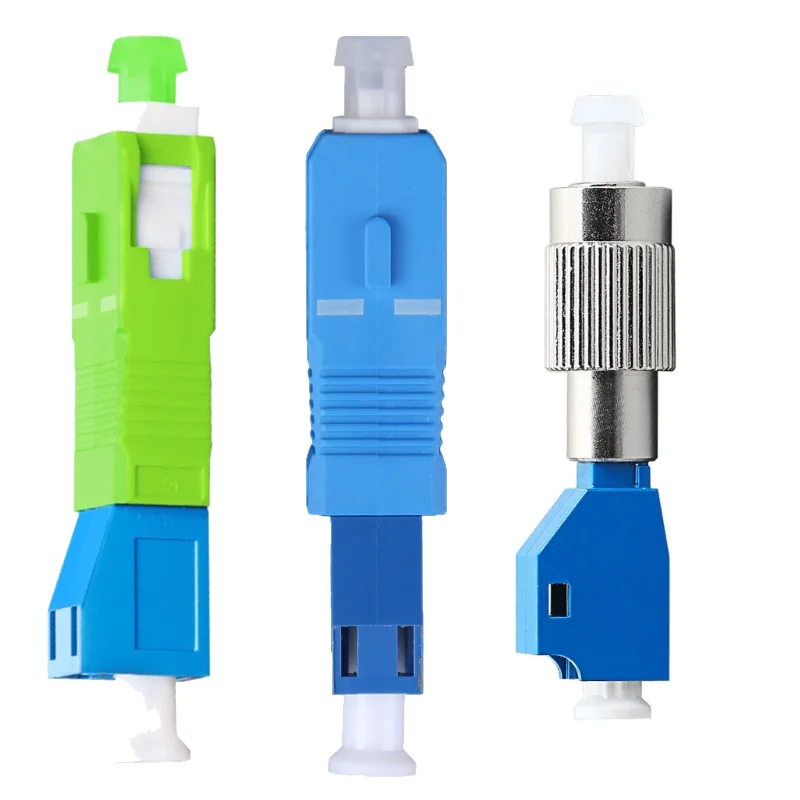 موصل محول الألياف البصرية ، وضع واحد ، sc/لأنثى apc إلى lc/uppc ، موصل اقتران شفة