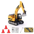 yellow excavator