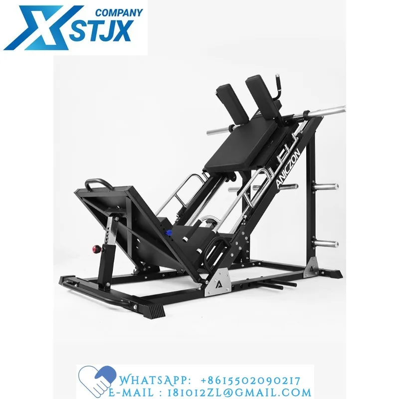 Inverted pedal machine gym trainer inclined squat pedal 2 in 1 leg training and hip training equipment