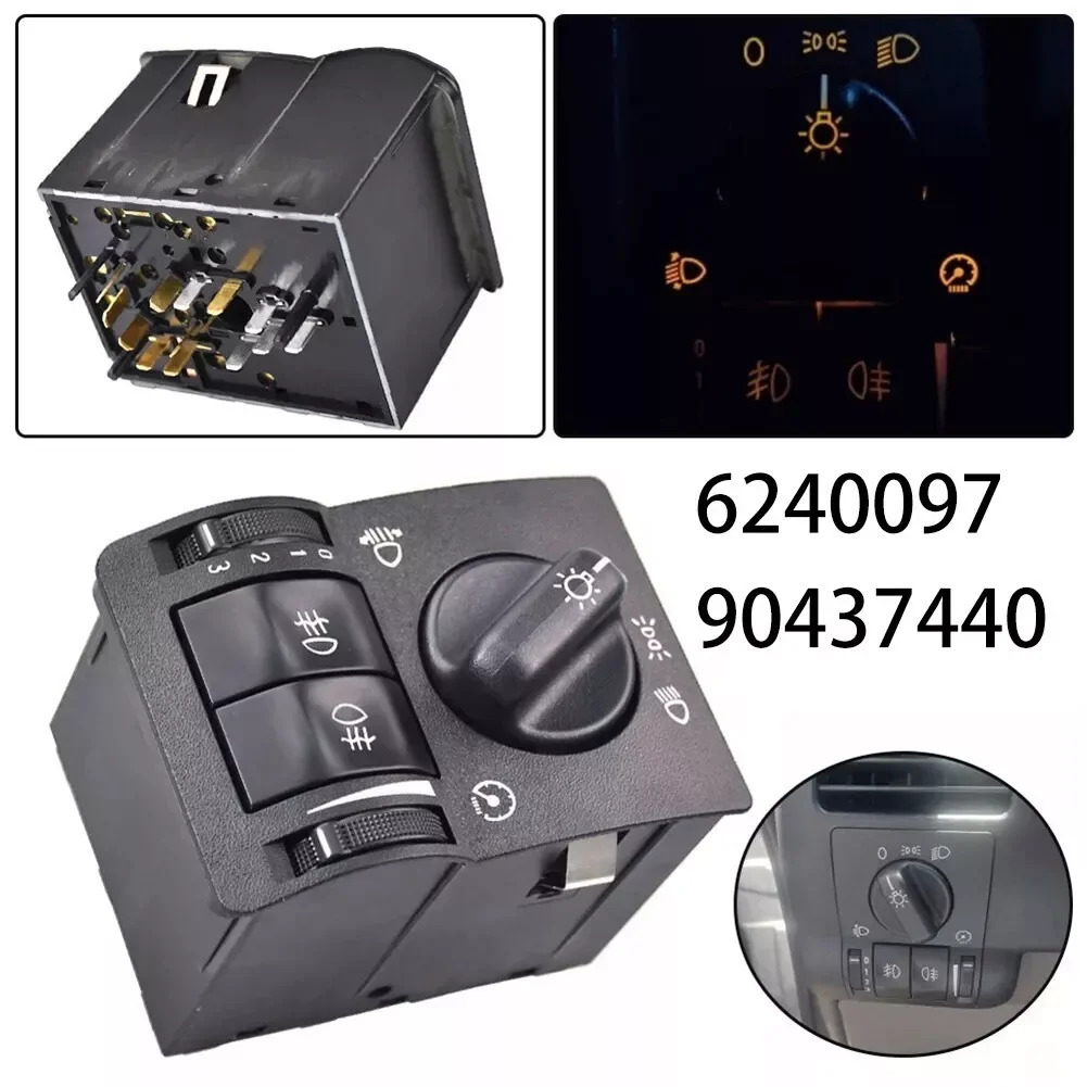 Car Headlight Fog Lamp Main Light Switch Control 6240097 for OPEL VAUXHALL Vectra Zafira for OPEL Astra G 1999-2008