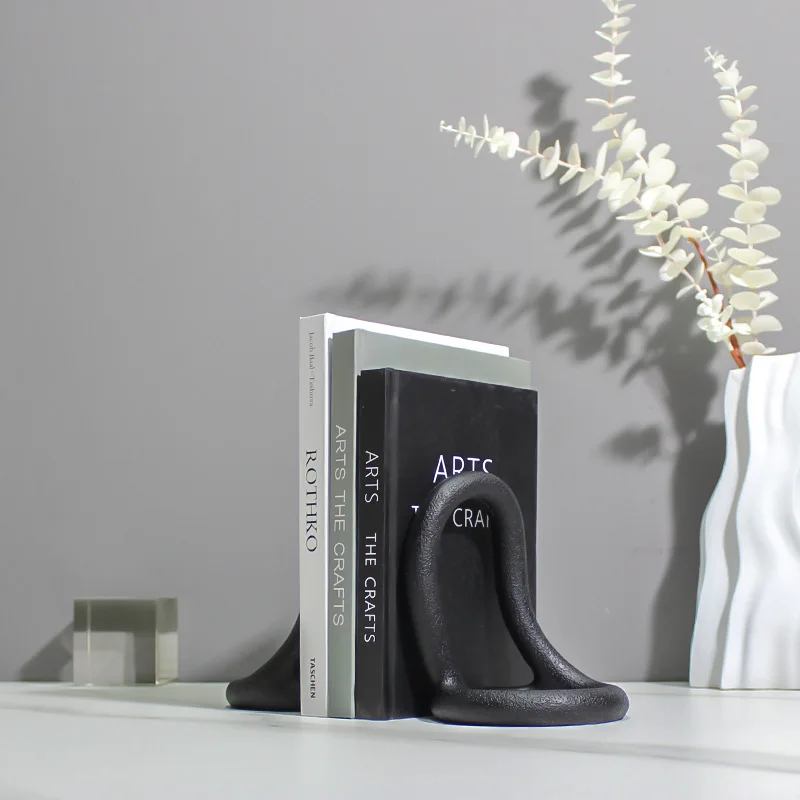 

Modern minimalist and creative ring resin book file book by model room sales office study desk decoration