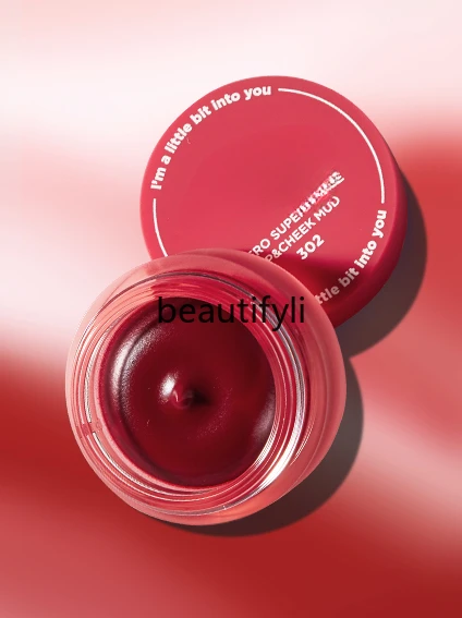 Canned lip mud mousse matte lip glaze lipstick lip and cheek