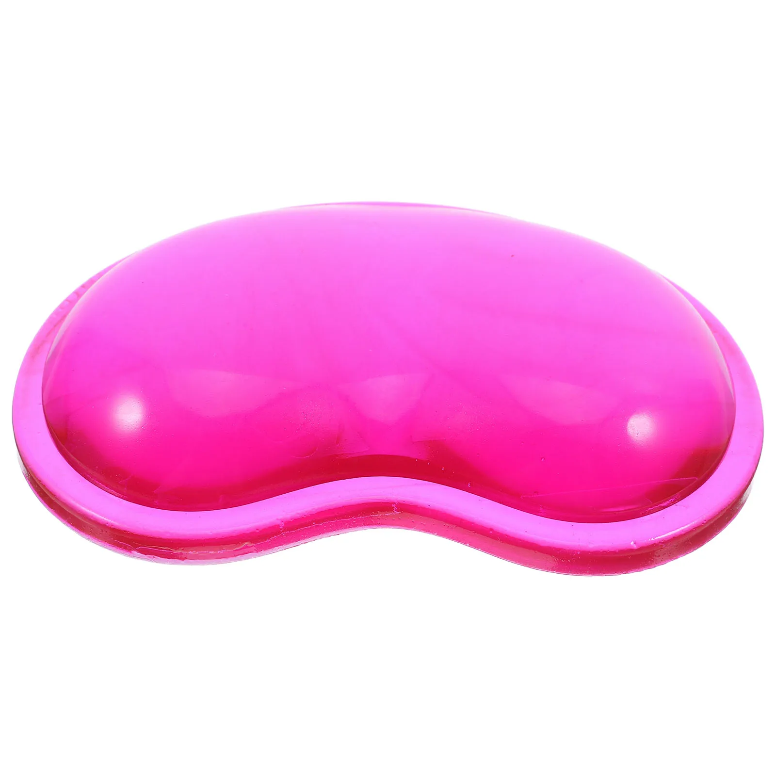

Creative Heart Design Crystal Wrist Rest Mouse Pad Transparent Silicone Ergonomic Comfortable Stable Non Slip Desktop Gaming