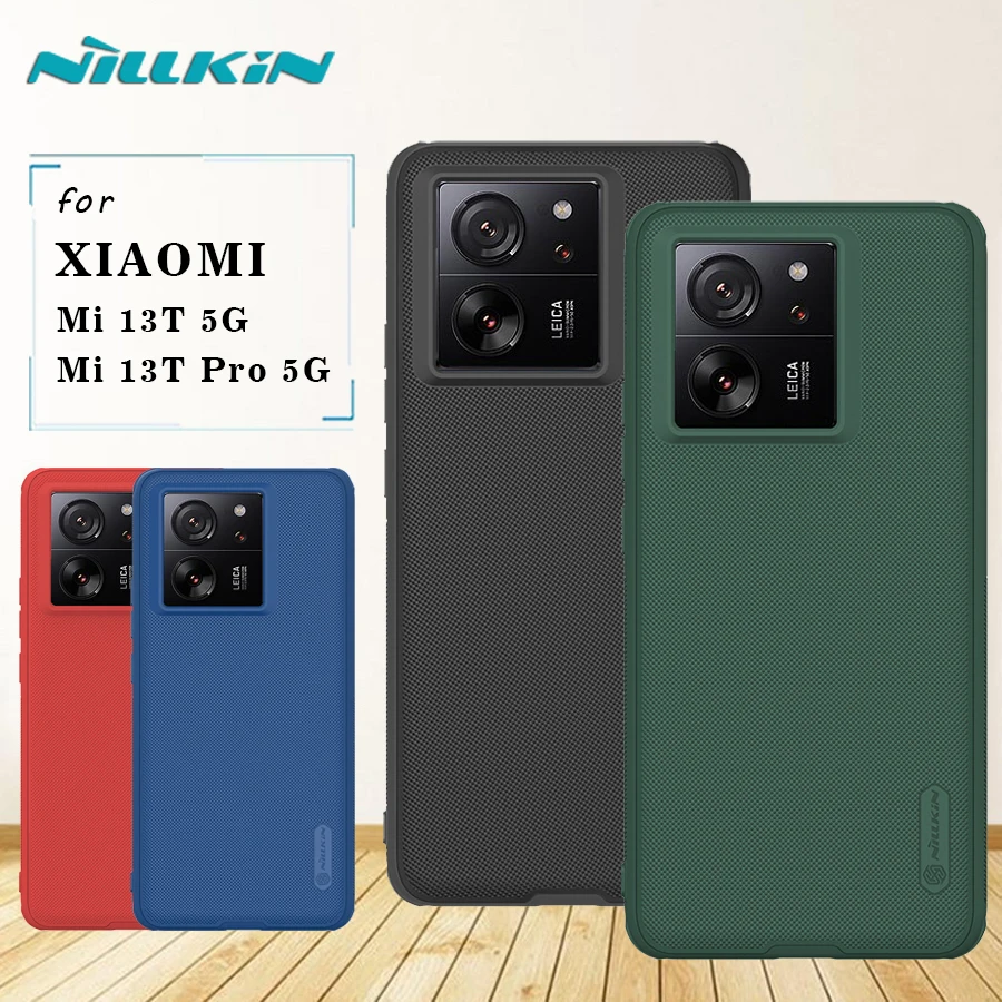 Dla Xiaomi Mi 14T Pro / 14T / 13T / Mi 13T Pro 5G Etui Nillkin Super Frosted pro Shield Ultra cienki, odporny na wstrząsy TPU + PC Back Cover