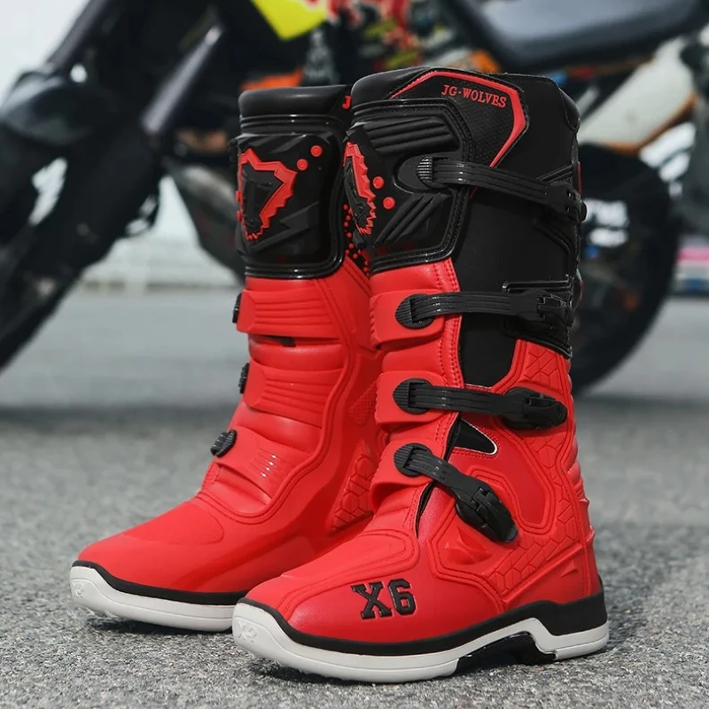 Off-road Track Shoes Motorcycle Motocross Boots Off-road Locomotive Riding Boots Tension Anti-skid Anti-drop Riding Equipment view 5