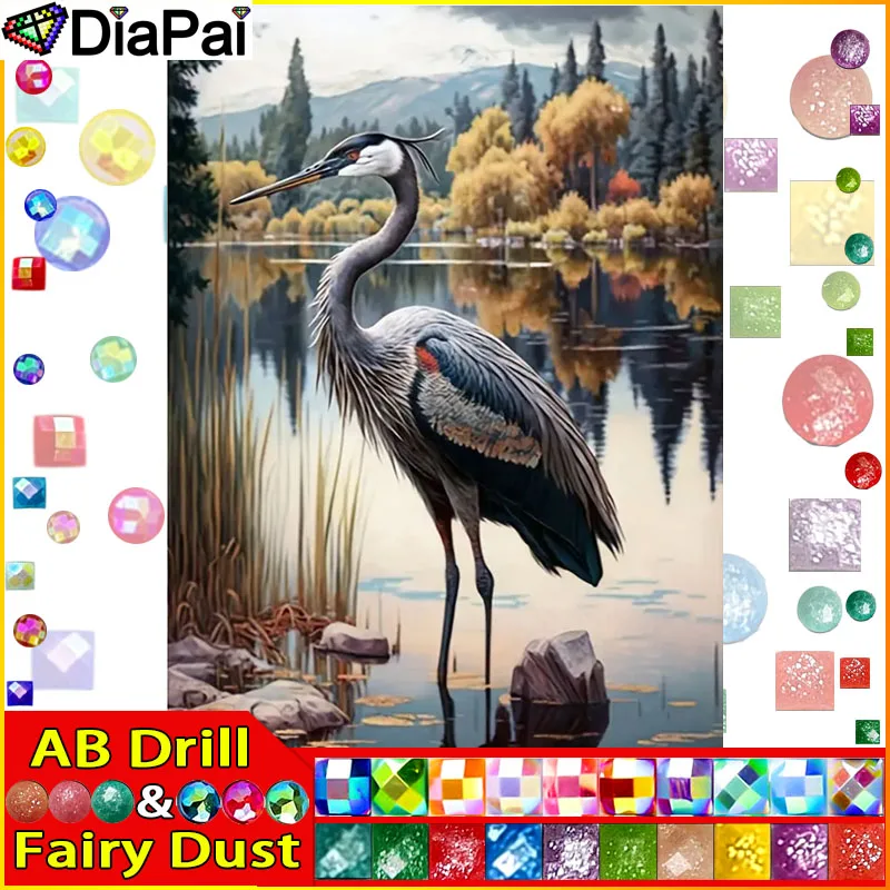 

DiaPai Fairy Dust AB 5D Diy Алмазная картина Вышивка крестиком "Кравль" Домашний декор Полная алмазная вышивка