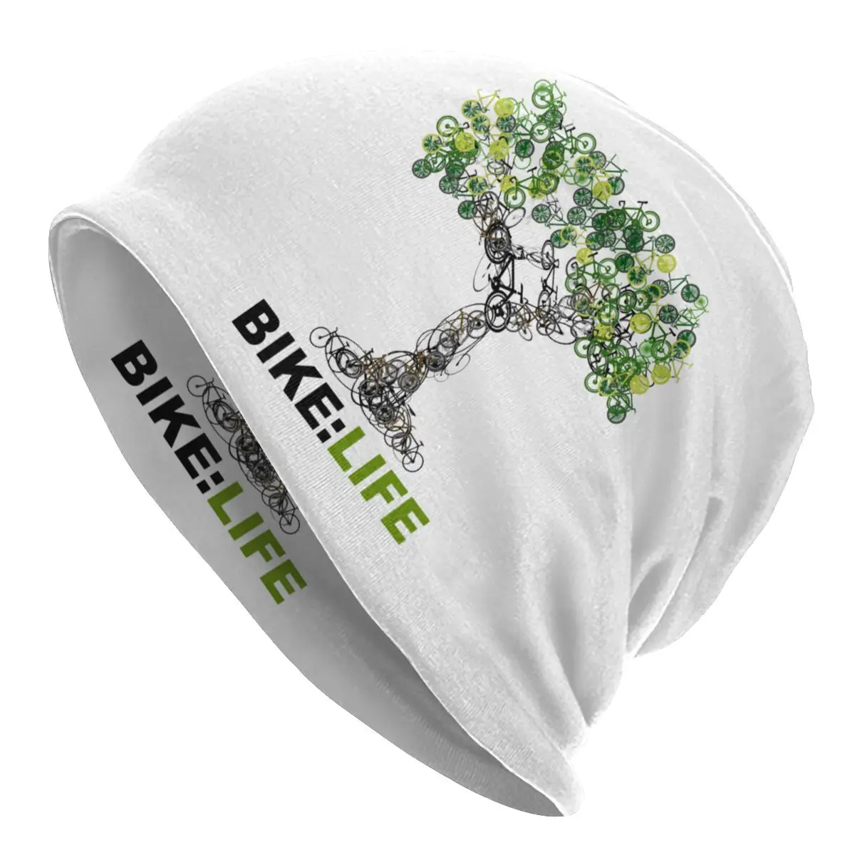 Bike Life Tree Biker BTM Bonnet Hats Knitted Hat Casual Street Skullies Beanies Hats Unisex Summer Warm Thermal Elastic Caps