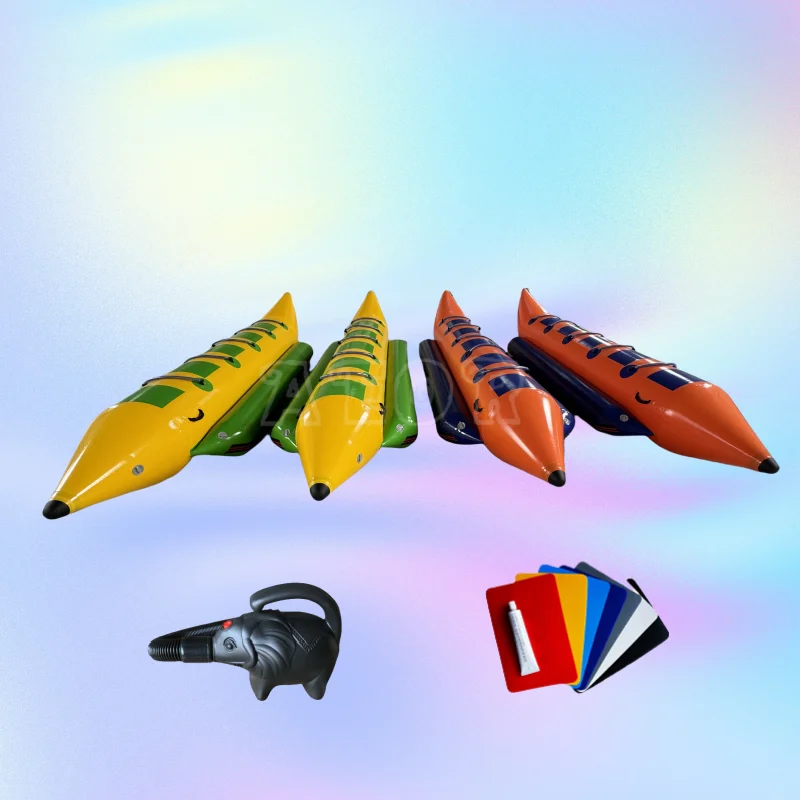 

Inflatable Fly Fish Water Skiing Towable Banana Boat Tube For Beach Games