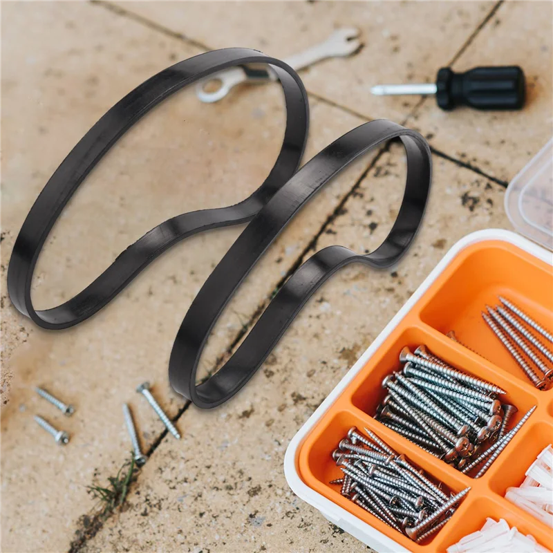 2 قطع الفرقة المنشار المطاط الإطارات الفرقة النجارة قطع الغيار ل 8 بوصة الفرقة المنشار التمرير عجلة