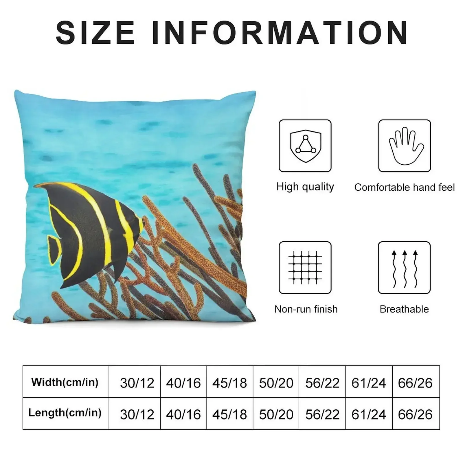 Angelfish Throw Pillow Decorative Sofa Cushions Decorative Cushions For Living Room pillow